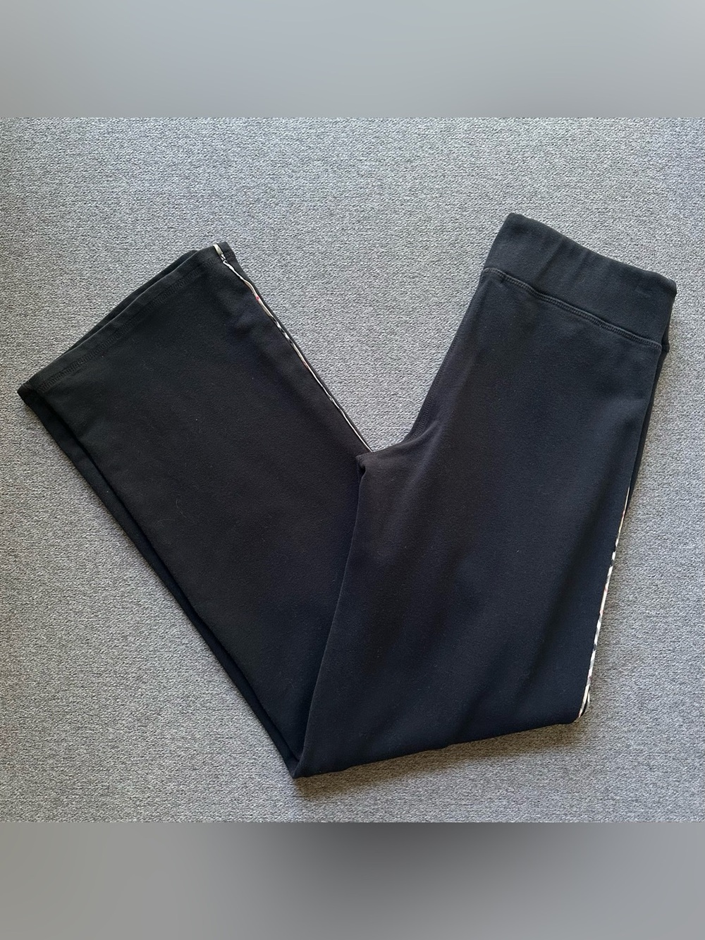 Burberry Vintage Black Track Sweatpants Small